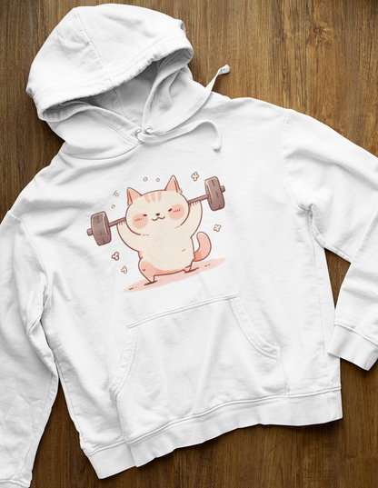 Purrfectly Strong Cat Hoodie