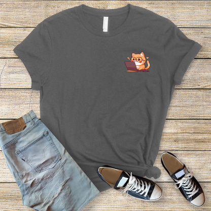 Nerd Tabby Workaholic T-Shirt