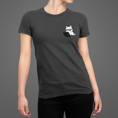 Purrgramming Cat Women's Slim Fit Tee