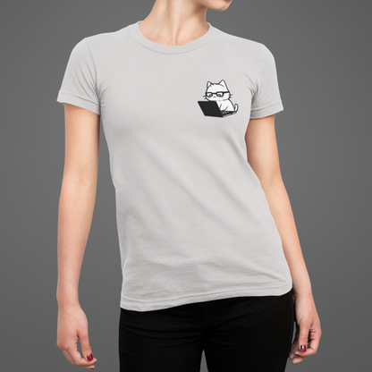 Purrgramming Cat Women's Slim Fit Tee