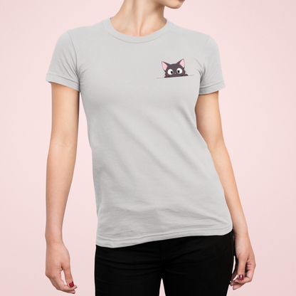 Purrfect Pocket Pal Women's Slim Fit Tee