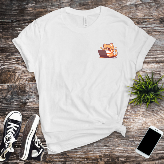 Nerd Tabby Workaholic T-Shirt