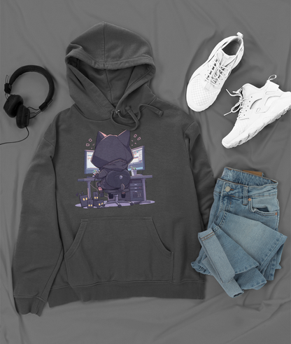 Geek Cat Hacker Hoodie