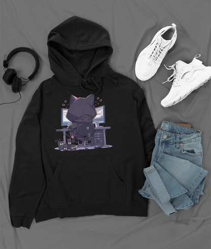 Geek Cat Hacker Hoodie