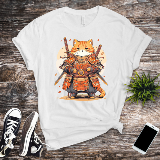 Golden Samurai Tabby Tee